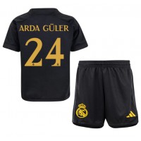 Dětský Fotbalový dres Real Madrid Arda Guler #24 2023-24 Třetí Krátký Rukáv (+ trenýrky)